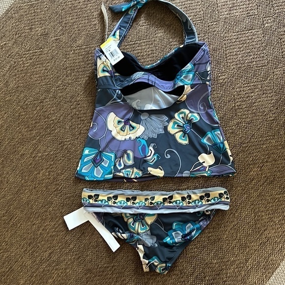 Perry Ellis 2 Piece Halter Tankini Bathing Suit Swim Suit NWT size M - Picture 5 of 8